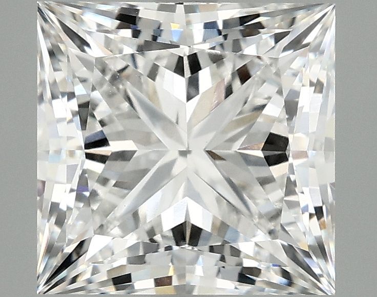 4.14 ct. princess Lab Grown Diamond front image