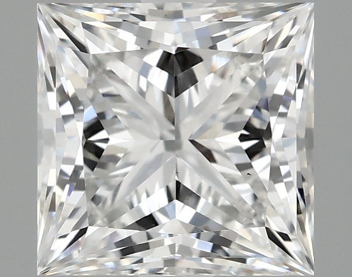 2.10 ct. princess Lab Grown Diamond front image