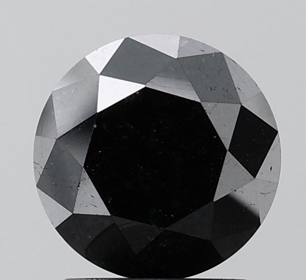 2.75 Carat Round Diamond Black VS1