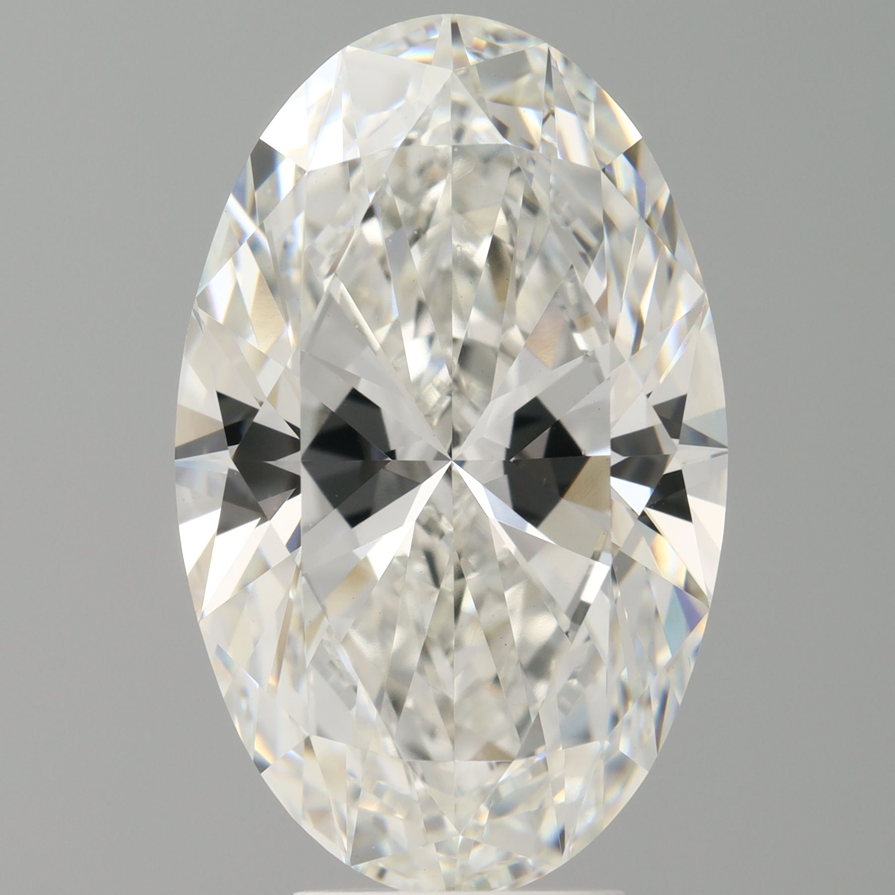 6.02 ct. oval Lab Grown Diamond front image