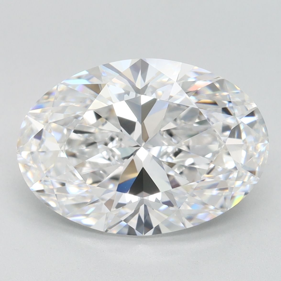 3.70 ct. oval Lab Grown Diamond front image