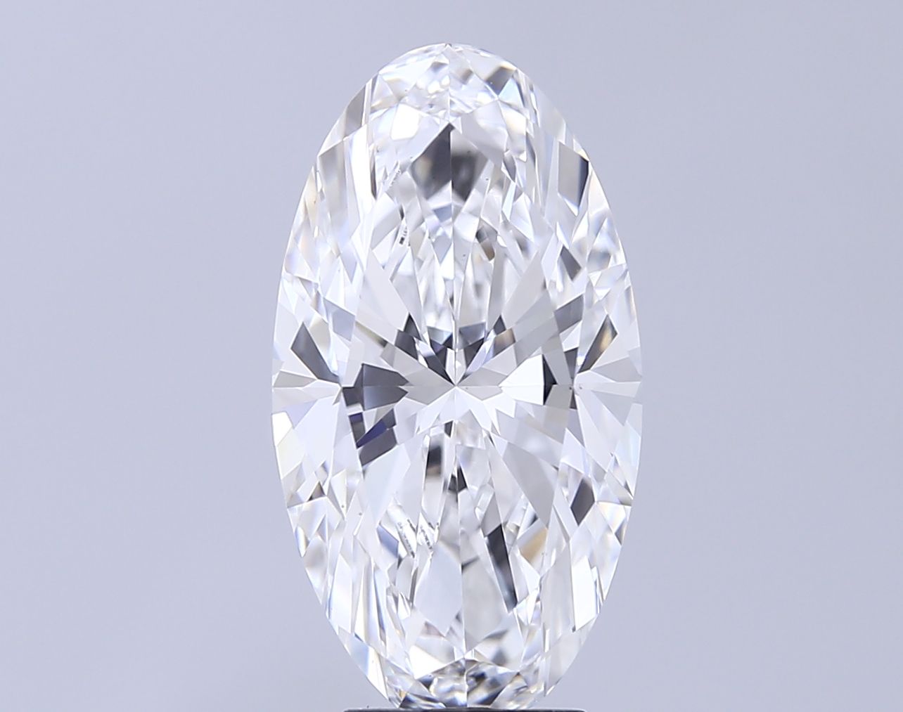 5.05 ct. oval Lab Grown Diamond front image