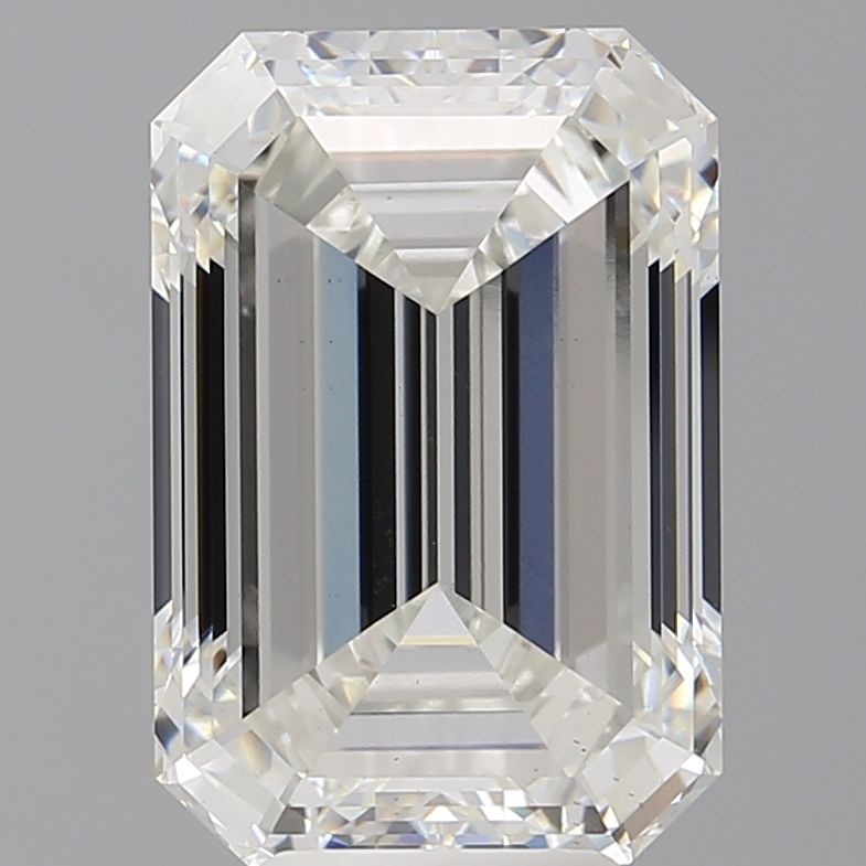 7.10 ct. emerald Lab Grown Diamond front image