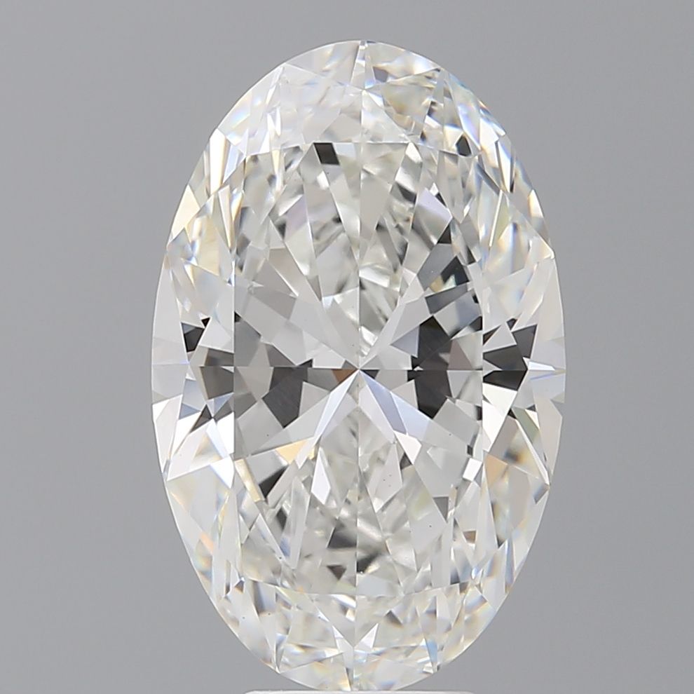 7.10 ct. oval Lab Grown Diamond front image
