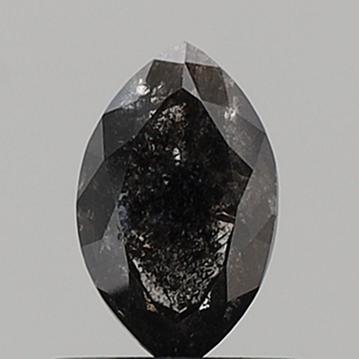 0.85 Carat Marquise Diamond Salt and Pepper VS1