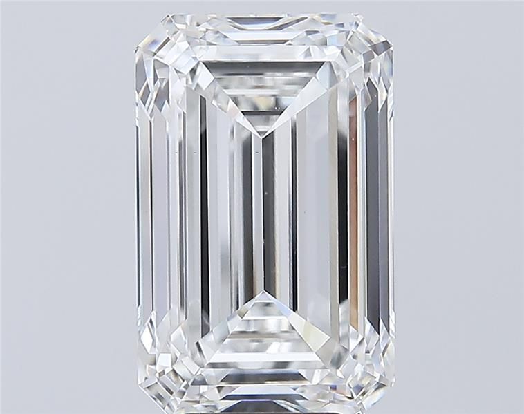 7.04 ct. emerald Lab Grown Diamond front image