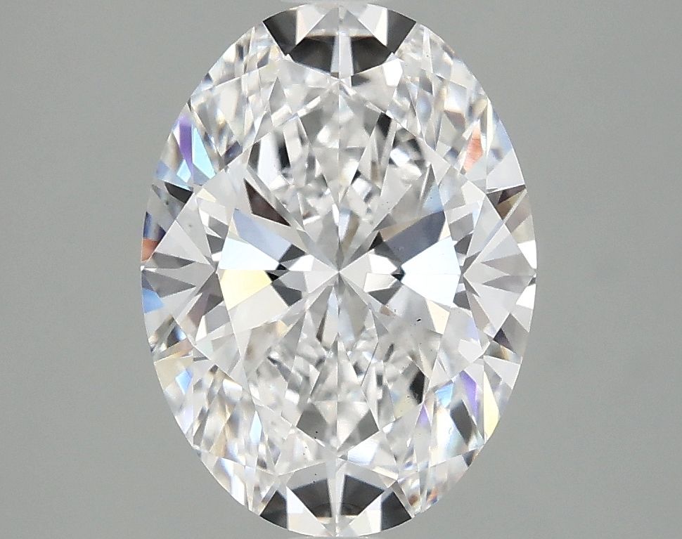 3.01 ct. oval Lab Grown Diamond front image