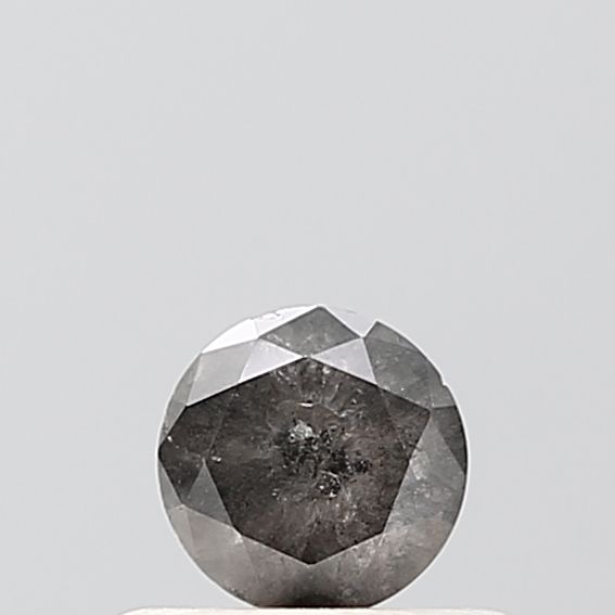 0.39 Carat Round Diamond Salt and Pepper VVS2