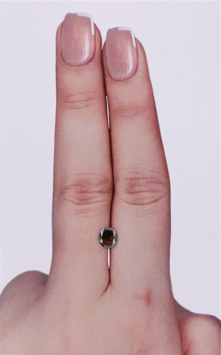 0.3 Carat Oval Diamond Fancy Brown 