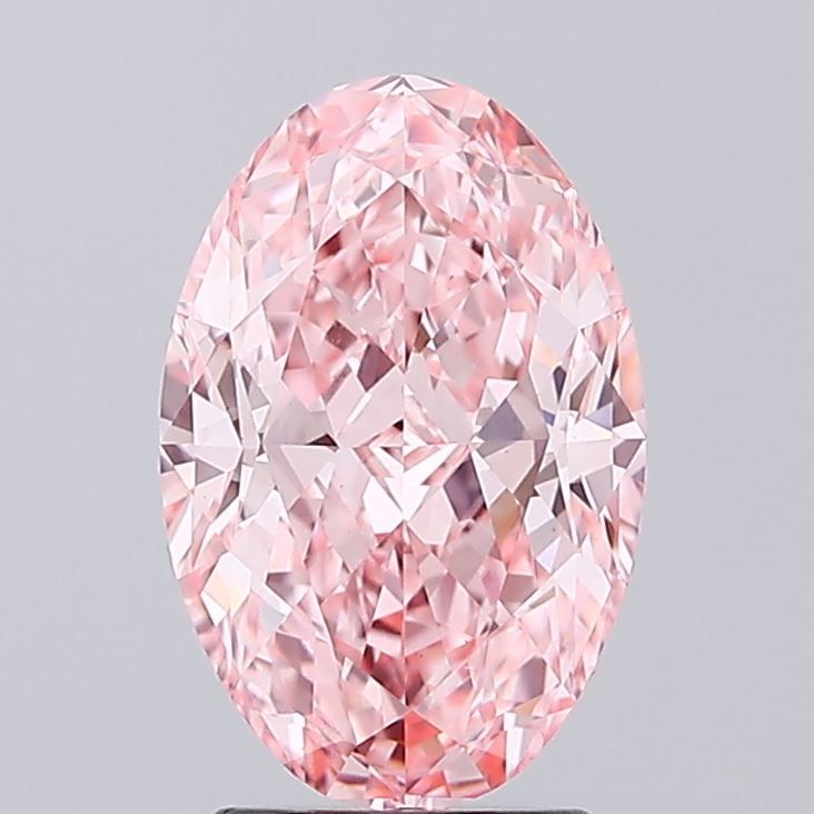 3.01 ct. oval Lab Grown Diamond front image