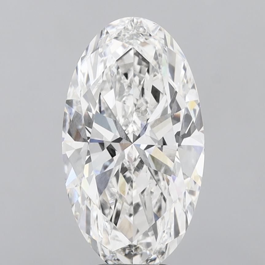 6.50 ct. oval Lab Grown Diamond front image