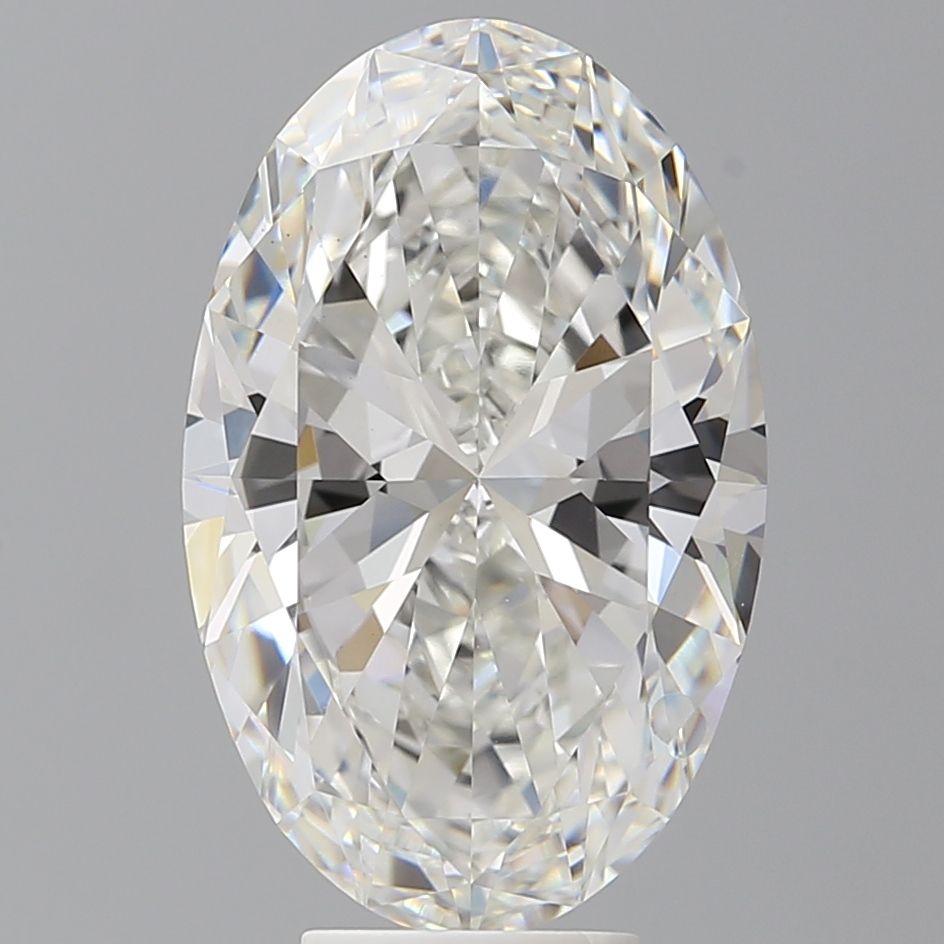 6.51 ct. oval Lab Grown Diamond front image