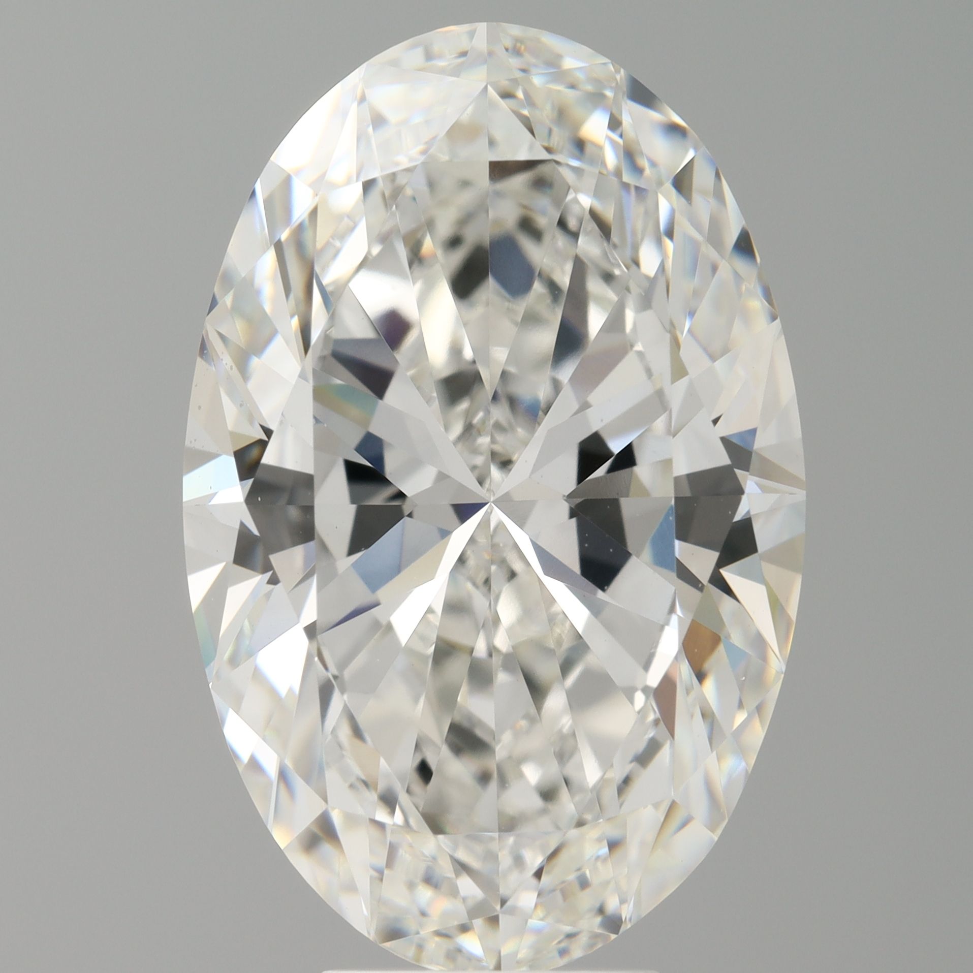 7.60 ct. oval Lab Grown Diamond front image