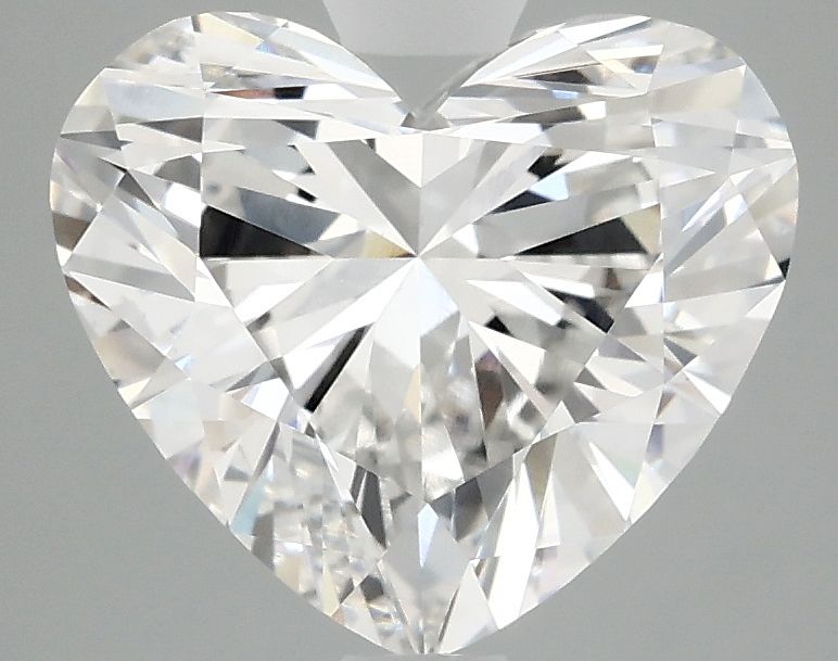 3.08 carat f VVS2 EX Cut IGI heart diamond