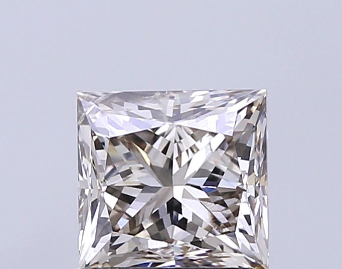 1.5 Carat Princess Diamond Light Brown SI2
