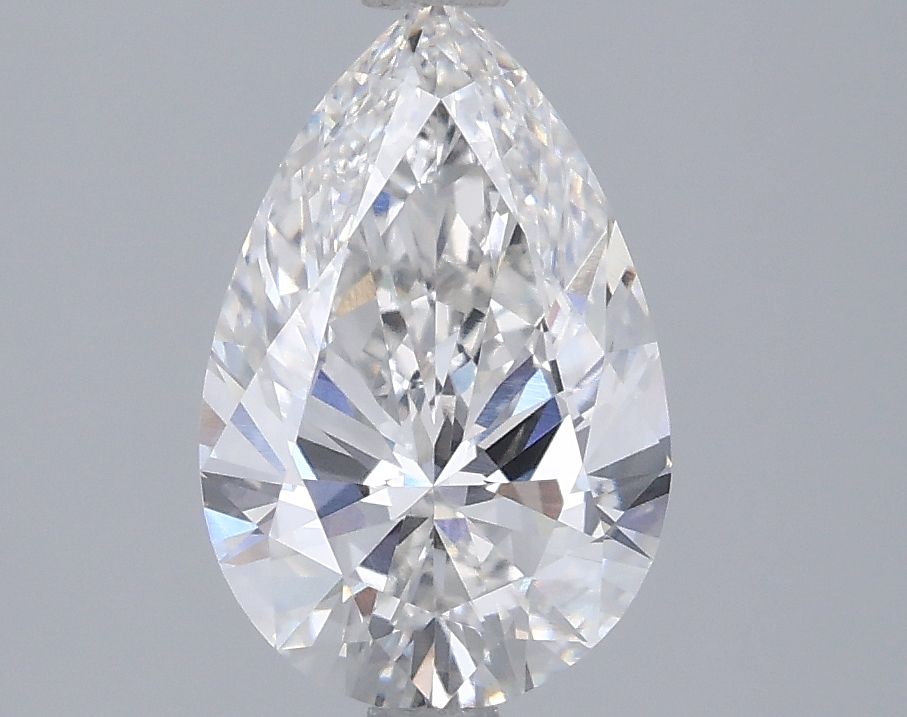 2.01 carat f VVS2 EX Cut IGI pear diamond