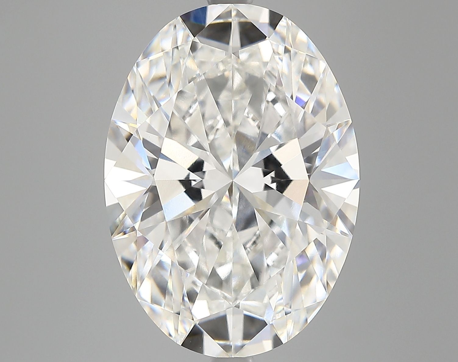 7.09 ct. oval Lab Grown Diamond front image