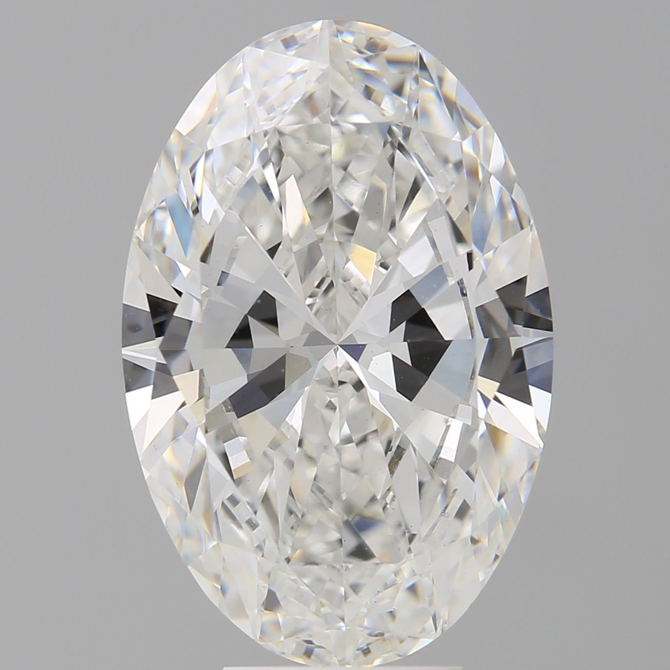 7.03 ct. oval Lab Grown Diamond front image