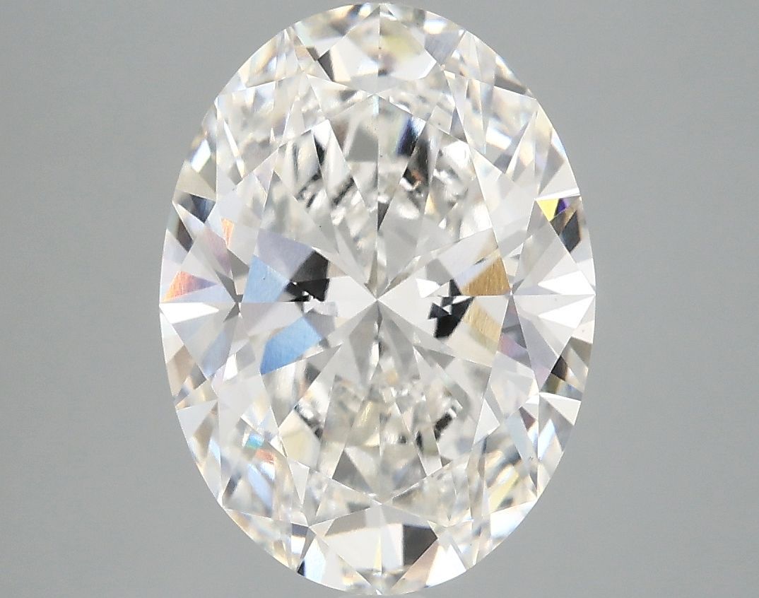 3.93 ct. oval Lab Grown Diamond front image