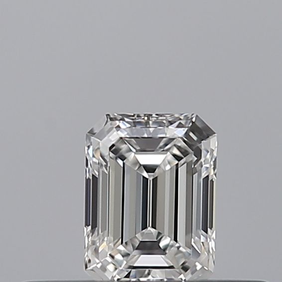0.24 Carat Emerald Diamond D VVS1