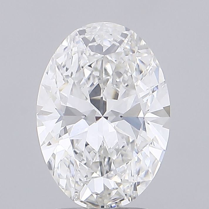 2.70 ct. oval Lab Grown Diamond front image