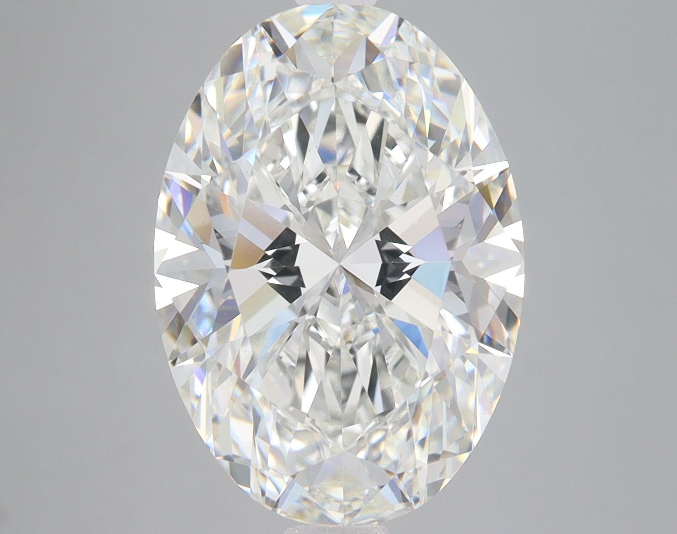 6.01 ct. oval Lab Grown Diamond front image