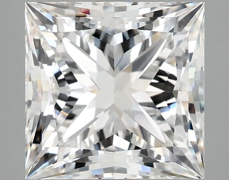 4.20 ct. princess Lab Grown Diamond front image