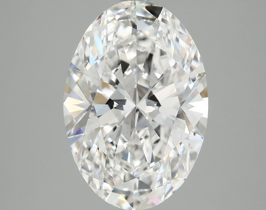 3.85 ct. oval Lab Grown Diamond front image