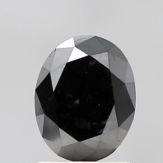 1.5 Carat Oval Diamond Black VS1