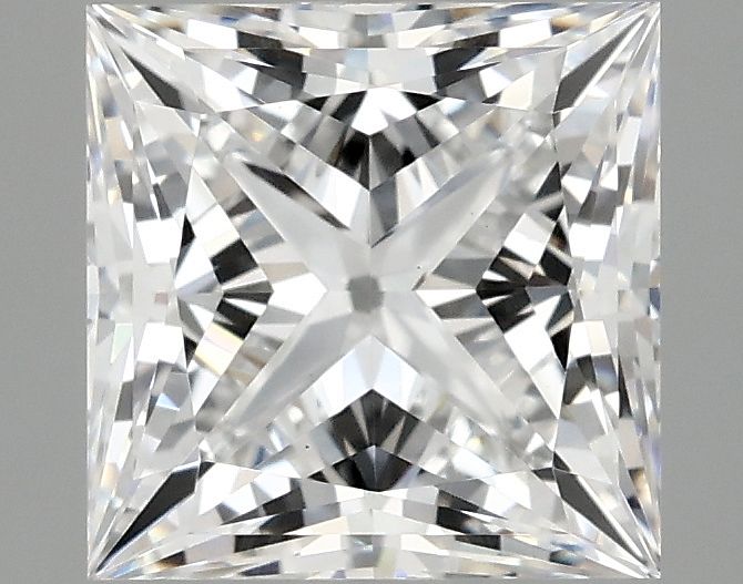2.10 ct. princess Lab Grown Diamond front image