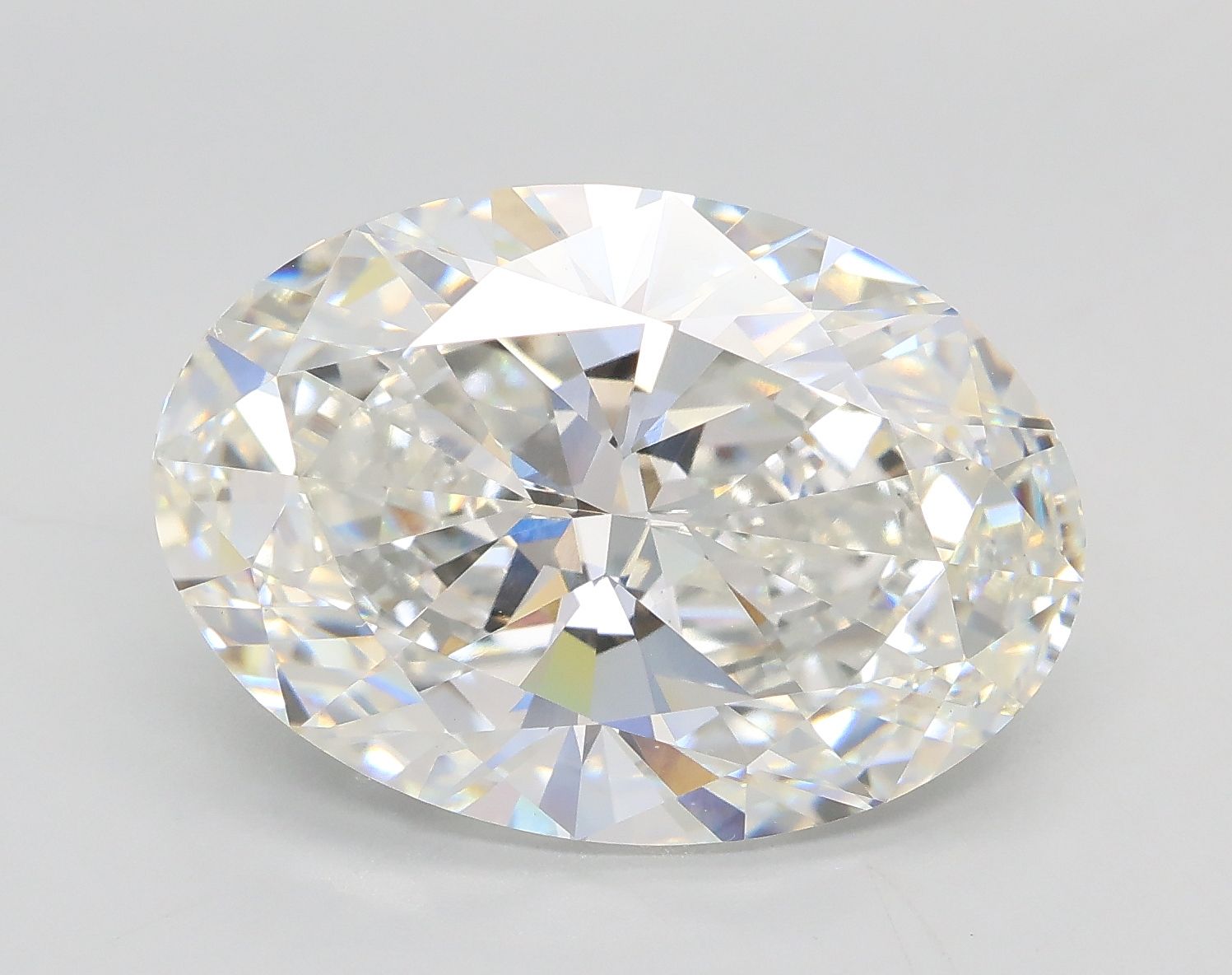 7.01 ct. oval Lab Grown Diamond front image