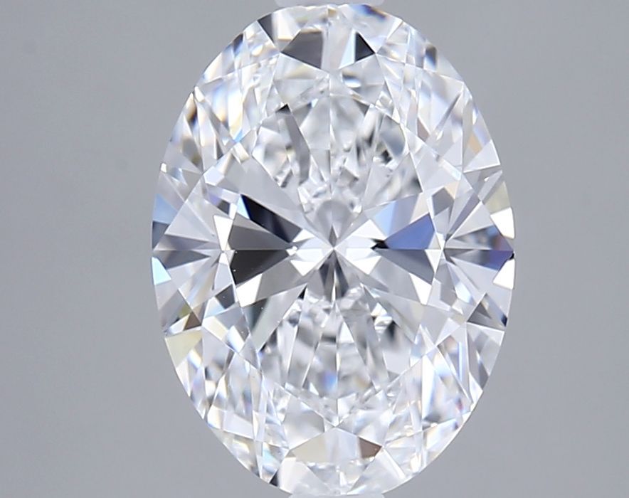 2.10 ct. oval Lab Grown Diamond front image