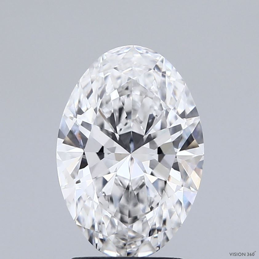 2.05 ct. oval Lab Grown Diamond front image