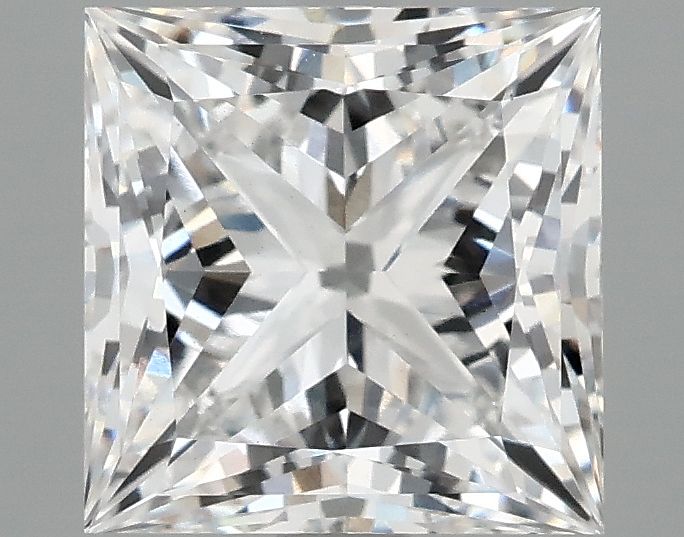 2.10 ct. princess Lab Grown Diamond front image