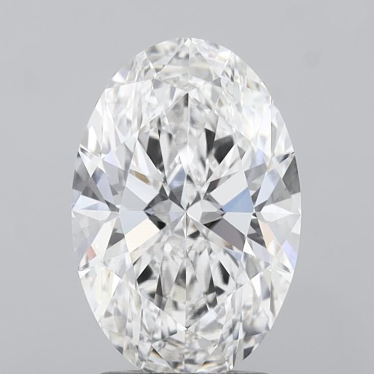 2.01 ct. oval Lab Grown Diamond front image