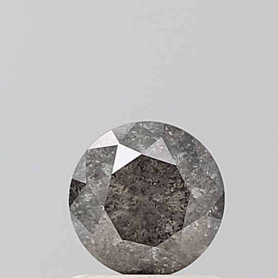 0.98 Carat Round Diamond Salt and Pepper VVS2