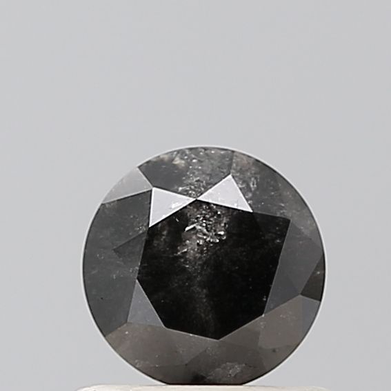 0.7 Carat Round Diamond Salt and Pepper VVS2