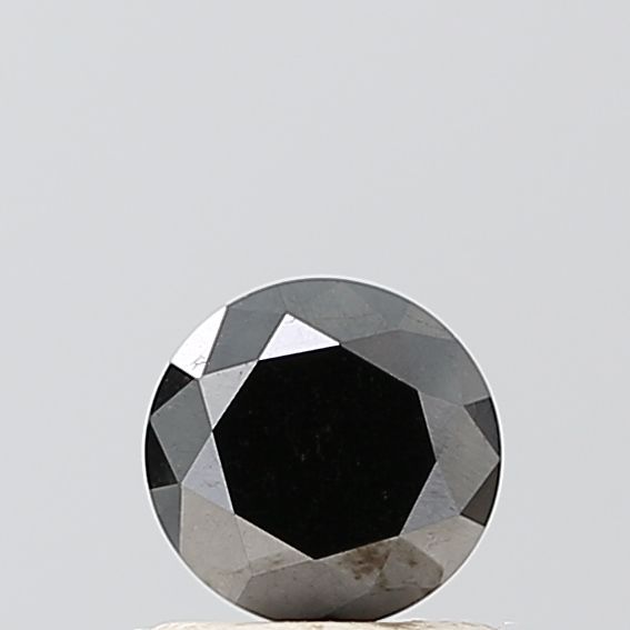 0.86 Carat Round Diamond Black VVS2