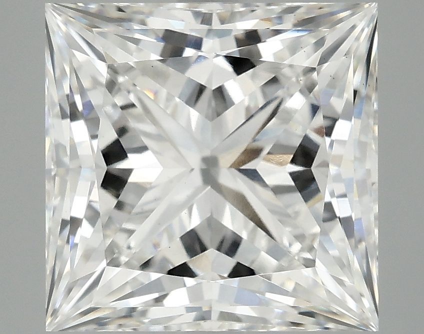 4.19 ct. princess Lab Grown Diamond front image