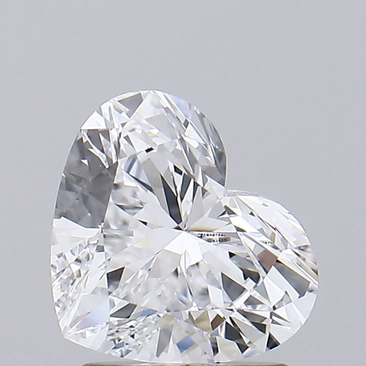1.47 carat d VVS2 EX Cut IGI heart diamond