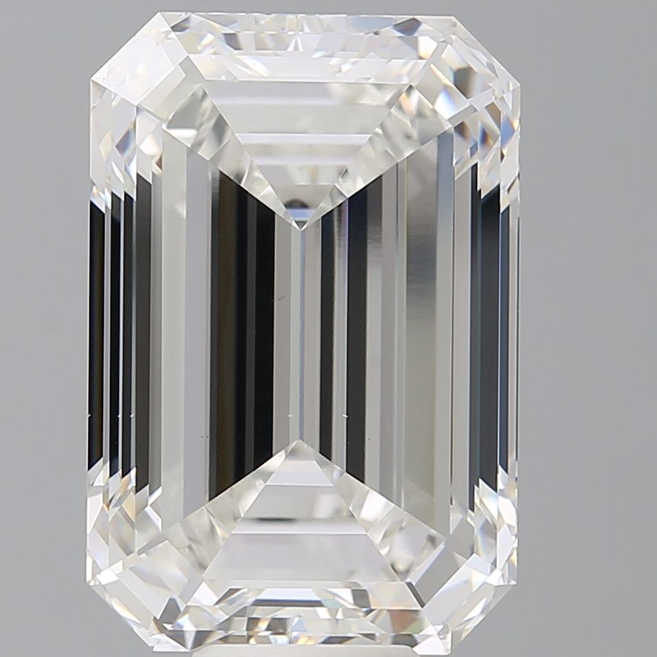 12.40 ct. emerald Lab Grown Diamond front image