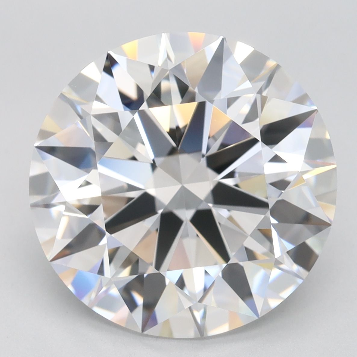 6.24 ct. round Lab Grown Diamond front image