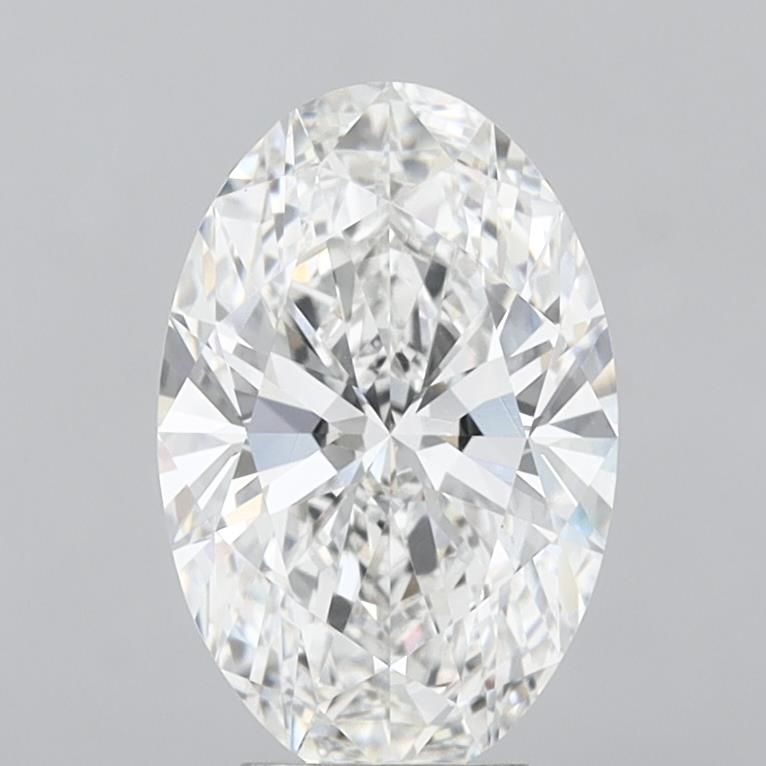 5.04 ct. oval Lab Grown Diamond front image