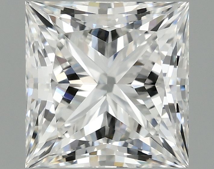 2.10 ct. princess Lab Grown Diamond front image
