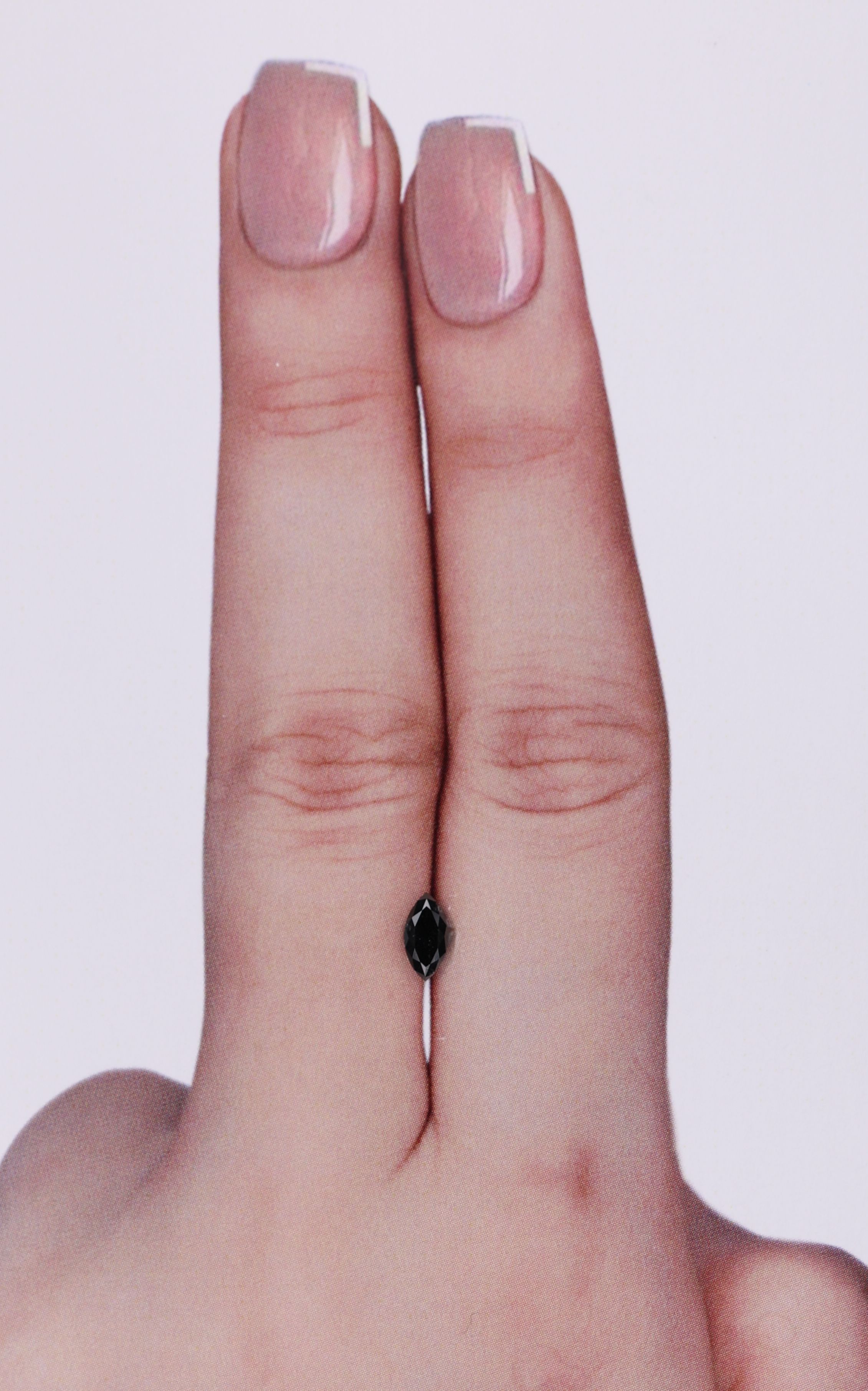 0.25 Carat Marquise Diamond Fancy Black VVS2