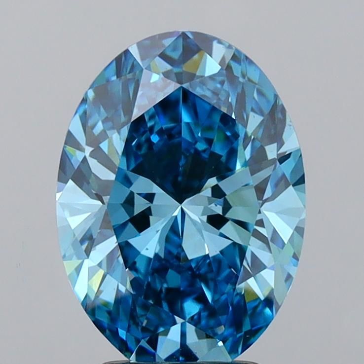 3.02 ct. oval Lab Grown Diamond front image