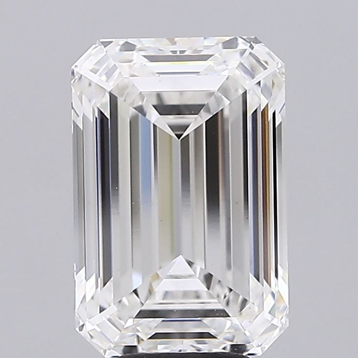 6.11 ct. emerald Lab Grown Diamond front image