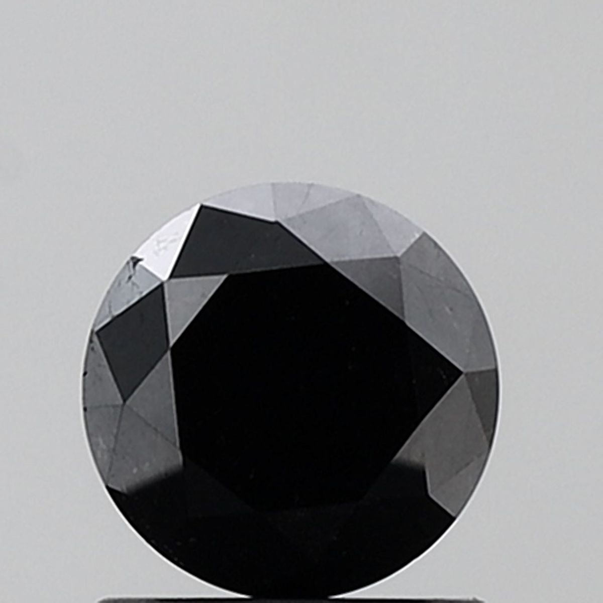 1.26 Carat Round Diamond Black VVS2