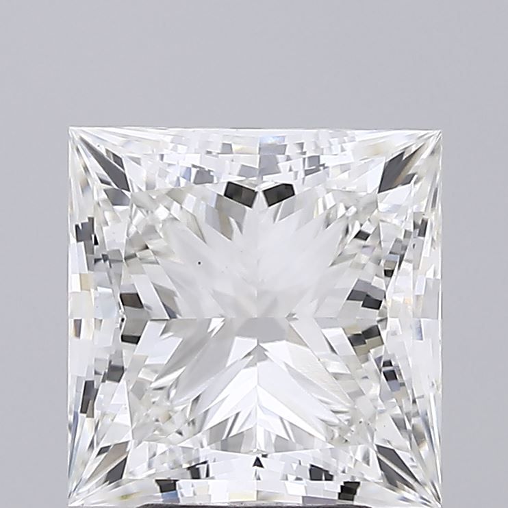 4.00 ct. princess Lab Grown Diamond front image