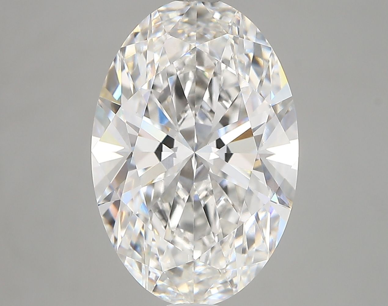 5.14 ct. oval Lab Grown Diamond front image